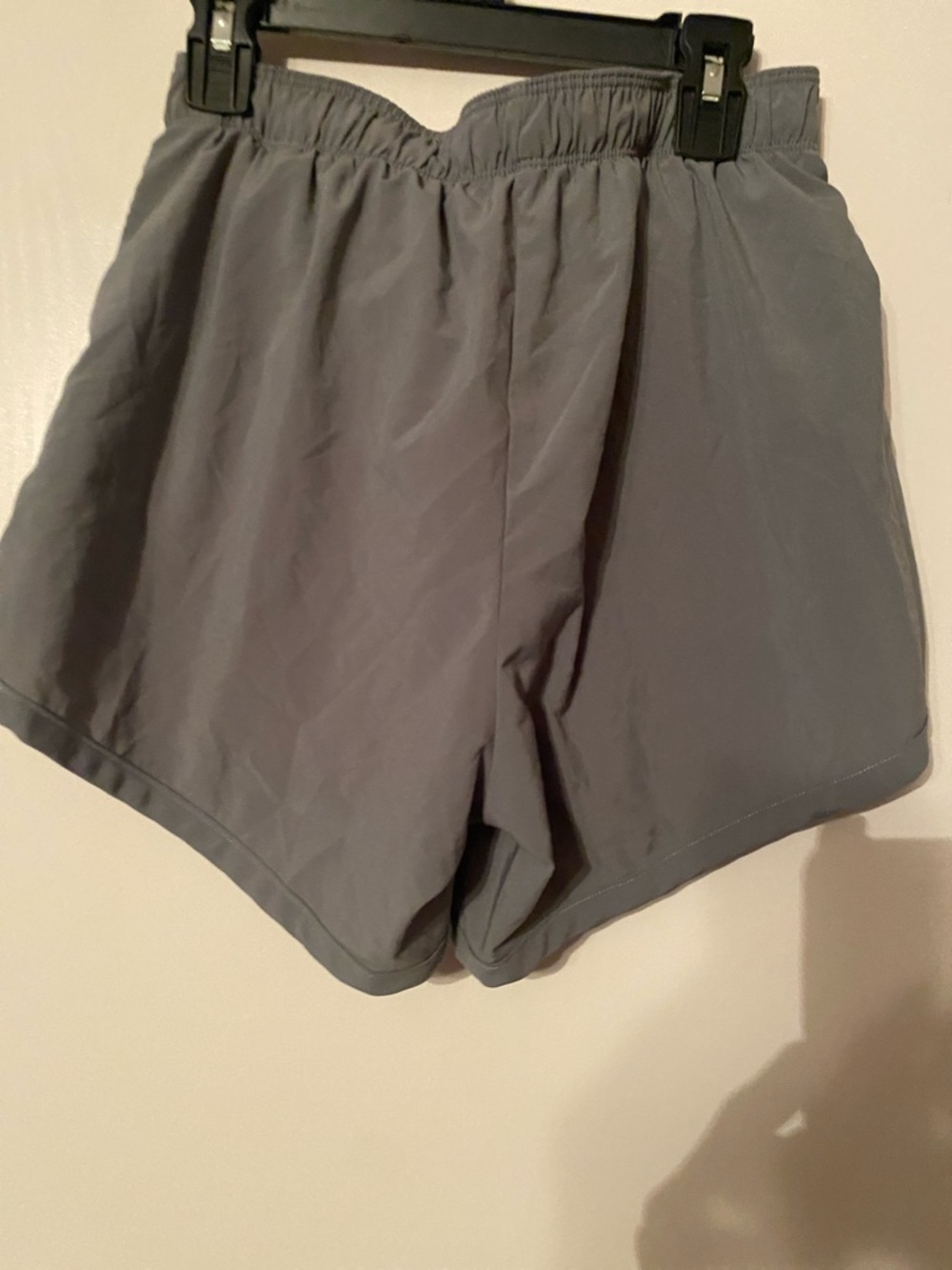 Nike Women's Gray Athletic Shorts with Pink Accent - Picture 5 of 6